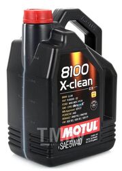 Моторное масло MOTUL 5W40 (5L) 8100 X-CLEAN ACEA C3 API SN CF BMW LL-04 MB 229.51 VW 505.01 dexos2 102051