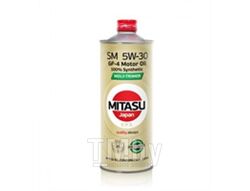 Моторное масло синтетическое MITASU 5W30 1L MOLY-TRiMER SMAPI SM CFILSAC GF-4 100% Synthetic MJM111