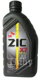 Моторное масло ZIC X7 FE 0W20 (1L) API SN, ILSAC GF-5 132617
