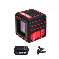 Лазерный уровень ADA CUBE Home Edition (лазерный уровень, батарея, крепление универсальное-зажим, инструкция, мягкая сумка) А00342