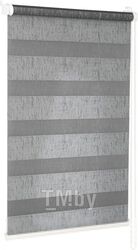 Рулонная штора Delfa Сантайм День Ночь Лагос СРШ-01МК 4486 (68x160, серый)
