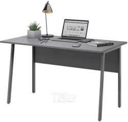 Письменный стол Domus Старк-2 / 12-007-02-72 (серый/металл графит)