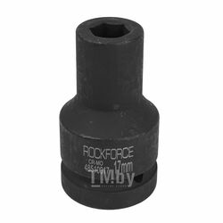 Головка ударная глубокая 17мм 1'' 6гр. Rock FORCE RF-48510017