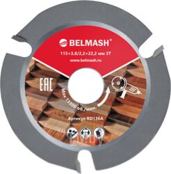 Пильный диск БЕЛМАШ 115x3.8/2.2X22.2 3T / RD136A