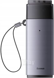 Картридер Baseus Lite Series USB-A to SD/TF Card Reader Grey (WKQX060013)