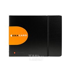 Визитница настольная 200*250 мм, 240 карт. "Exacard" пласт., горизонтальная, черный Exacompta 75134E