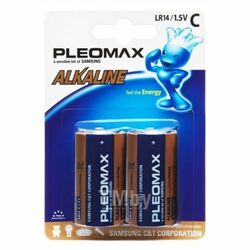Батарейки алкалиновые 1,5 V LR14 2шт. Pleomax SAMSUNG PSLR014-2BL