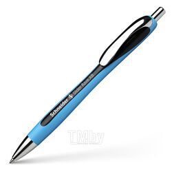 Ручка шарик/автомат. "Slider Rave" пласт., синий/черный, стерж. черный Schneider 132501