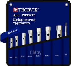 Набор ключей трубчатых в сумке, 6-19 мм, 7 предметов Thorvik TBSS7TB