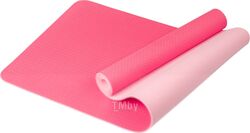 Коврик для йоги и фитнеса Sundays Fitness IR97503 (розовый/светло-розовый)