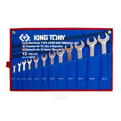 Набор рожковых ключей KING TONY 6-32 мм , чехол из теторона, 12 предметов 1112MRN