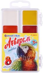 Акварельные краски Darvish Попугай / DV-11078-8