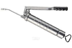 Шприц для консистентной смазки объемом 500 см3 с пистолетной ручкой прямой жесткий наконечник SAMOA 100900