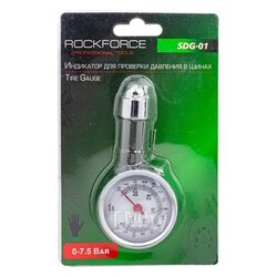 Индикатор для проверки давления в шинах (0-7,5 Bar) RockFORCE RF-SDG-01