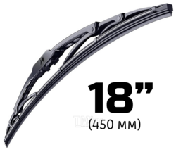Щетка стеклоочистителя каркасная Classic TOP-PROTECT 18" (450мм) Senfineco 3961