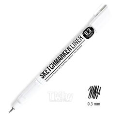 Ручка капиллярная 0.3 мм, черный Sketchmarker SML-03