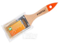 Кисть плоская 1,5"-38мм STARTUL STANDART+ (флейцевая малярная, удлиненная щетина, утолщенная рукоять)