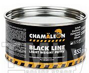Шпатлевка Black Line: облегченная под грунт со стекловолокном (отвердитель в комплекте), 1000 мл CHAMALEON 15335