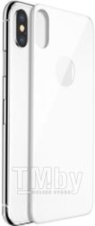 Защитное стекло для телефона Baseus All Coverage Arc-Surface для IPhone X (серебристый)