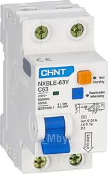 Дифференциальный автомат Chint NXBLE-63Y 1P+N 20А 30mA AС С 4.5kA 105543
