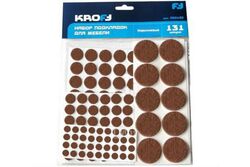Набор подкладок коричневых Kroft 131шт 202138