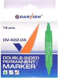 Маркер перманентный Darvish DV-422-04 (зеленый)