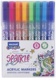 Набор маркеров Mazari Sparkle / M-15077-8 (8шт)
