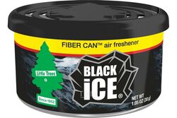 Ароматизатор в баночке Fiber Can "Черный Лед" (Black Ice) LITTLE TREES UFC-17855-24