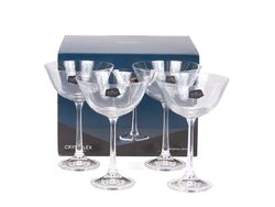 Набор бокалов для шампанского стеклянных "Pralines" 4 шт. 170 мл Crystalex