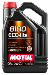 Масло моторное API SERVICE SN - RC SN PLUS ILSAC GF-5 FORD M2C 930-A MOTUL 5W20 (5L) 8100 ECO-LITE