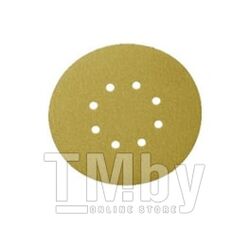 Шлиф. материал Gold на бумажной основе125 мм GRIP P180 8 отв. SANDWOX 58.125.180.08