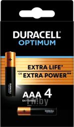 Комплект батареек Duracell Opti AAA (4шт)
