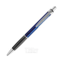 Ручка шарик/автомат "Sapphire" 0,6 мм, пласт., синий, черный/серебристый, стерж. синий Cello 491