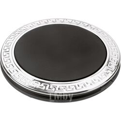 Зеркало карманное "Отражение" черный/серебристый Mid Ocean Brands 763207