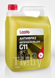 Жидкость охлаждающая Антифриз ANTIFREEZE YELLOW G11-35C 5 кг Lesta LES-AS-A35-G11RU/5