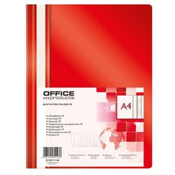 Папка скоросшиватель А4 красный Office Products 21101111-04