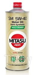 Моторное масло синтетическое MITASU 5W40 1L MOLY-TRiMER SM API SM CF 100% Synthetic MJM121