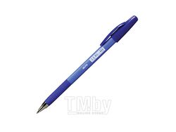 Ручка шарик. BEIFA 0,7 мм синий резин.грип треуг. корп.