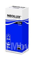 Лампа галогенная 10шт в упаковке H6W 12V 6W BAX9s Standart (стандартные характеристики) NEOLUX N434