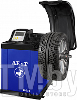 Балансировочный станок для колес легковых автомобилей до 65кг, 10-24" для литых колес, автоввод 2 параметров AE&T B-823
