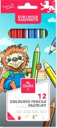 Набор цветных карандашей Koh-i-Noor Lion / 3552012034 (12шт)
