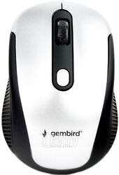 Мышь Gembird беспроводная 2.4ГГц 4 кнопоки 1600 DPI серебряный MUSW-420-4