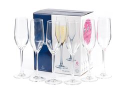 Набор бокалов для шампанского стеклянных "Celeste" 6 шт. 160 мл Luminarc