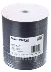 DVD-R 4.7Gb 16x SmartDisk Pro Printable в пленке по 100 шт. 69829, полная заливка (23-118 мм)