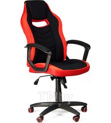 Кресло Everprof Stels ткань черный/красный