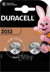 Комплект батареек Duracell Specialty Lithium DL/CR 2032 (таблетка, 2шт)
