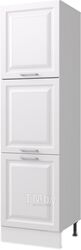 Шкаф-пенал кухонный Горизонт Мебель Классик 60 (белый эмалит)
