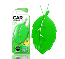 Освежитель воздуха Leaf 3D Lemon Aroma Car 83128