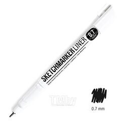 Ручка капиллярная 0.7 мм, черный Sketchmarker SML-07
