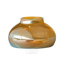 Ваза стекл., 9см «POESIA», золотая LEONARDO 18649